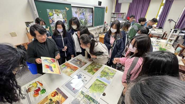 陳俊華老師之水彩示範教學