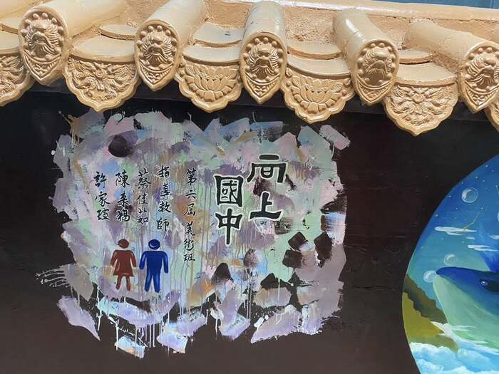 文昌公廟牆壁彩繪